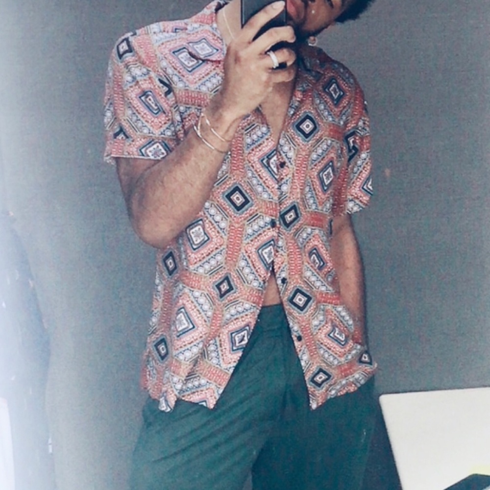 Short sleeve button down!